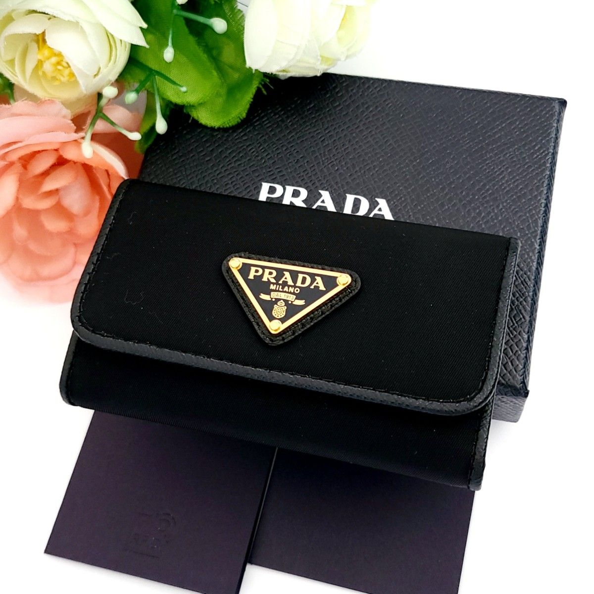 オンラインストア限定 プラダ プラダ PRADA 1PG222 レザーキーケース