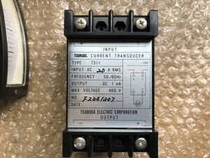 TM200167　緑形指示計器　鶴賀電機/TSURUGA ELECTRIC　TAE-120　目盛の長さ80ｍｍ