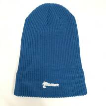 ●古3218　Supreme　シュプリーム　Loose Gauge Beanie ビーニー　ニット帽　Light Royal　全タグあり_画像3