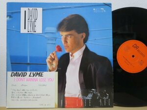 12★DAVID LYME / I DON't WANNA LOSE YOU (EURO/DISCO/AOR/レンタル落ち/ドイツ盤)