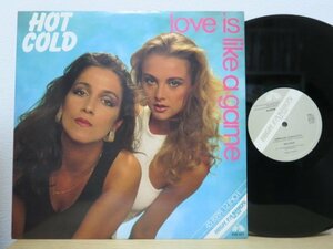 12★HOT COLD / LOVE IS LIKE A GAME (ITALO/DISCO/美女セクシージャケ/オランダ盤)