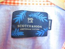 011m18◆美品です◆SCOTCH＆SODA スコッチアンドソーダ 長袖ギンガムチェックシャツ M/ジャケット/アメカジ/メンズ/男性/紳士_画像10