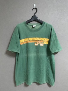 激レア TIBETAN FREEDOM CONCERT 1998 ヴィンテージ プリント Tシャツ チベタン フリーダム コンサート ビンテージ L