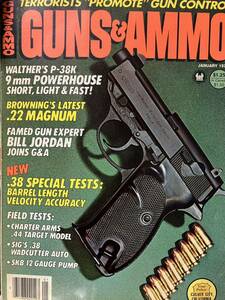 同梱取置歓迎古洋雑誌「GUNS&AMMO 1979 JANUARY」銃鉄砲武器兵器ピストルライフルショットガンハンドガンビルジョーダン