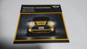 2013 year 11 month issue Mini Cooper / Cooper S Japan version simple catalog..
