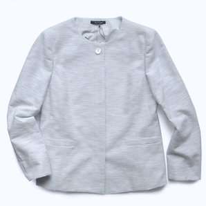 ▼【Aquascutum（アクアスキュータム）】▼スラブツイードノーカラージャケット(8)/72,600円▼