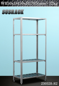  large * business use stainless steel shelf 4 step specification W850xD450xH1795 solid shelf steel rack tray rack bread rack shelves :230328-R2