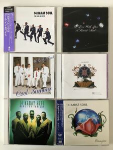 B11243　中古CD　ガール・イン・ホワイト+IN LOVE WITH YOU+他4枚　14カラット・ソウル　6枚セット