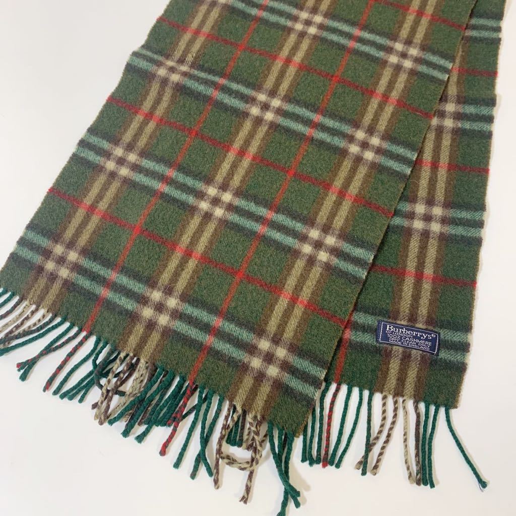 美品】BURBERRYカシミヤマフラー100% マフラー/ショール ファッション