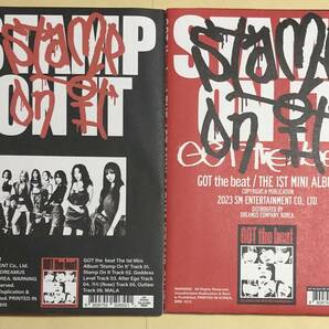 GOT The Beat Stamp On It CD 韓国盤 アルバム トレカ 赤 黒 2枚セット Stamp ver Beat ver BoA 少女時代 Red Velvet aespa