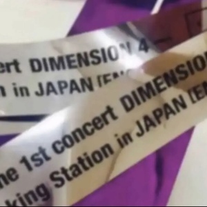 f(x) 1st tour DIMENSION4 Docking Station アンコン 銀テープ 銀テ ノーカット トレカ 少女時代