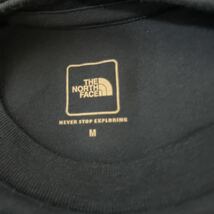 ◆美品◆THE NORTH FACE プリントTシャツ　NT31702A ネイビー系　サイズM_画像3