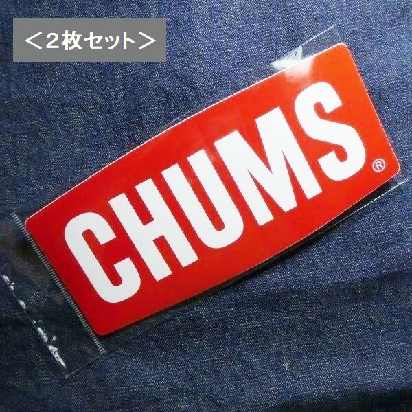 CHUMS ステッカー CH62-1071 LOGO M 新品 防水素材 ＜ 2枚セット ＞