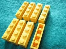 ☆レゴ-LEGO★3010★基本ブロック[黄]1x4★8個★新品★_画像3