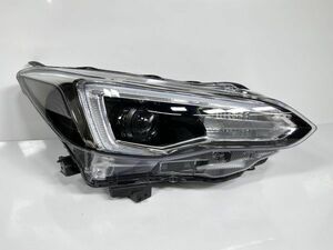 極美品 インプレッサ GT2 GT7 GK2 GK6 後期 純正 右ヘッドライト RH LED ブラック 84002FL520 84913-FL381 100-60422 5W 管理17681h3