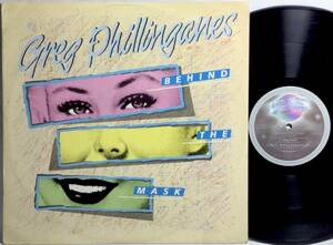 【英12YMOカバー】 GREG PHILLINGANES / BEHIND THE MASK / 1985 UK盤 12インチシングルレコード EP 45 MICHAEL JACKSON ERIC CLAPTON 