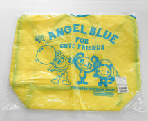 エンジェルブルー エコバッグ 中村くん ハニーデビル おほほパンダ バッグ レア グッズ ナルミヤ ANGEL BLUE イエロー 黄色 グッズ 未使用_画像1