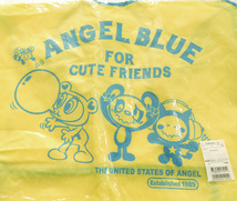 エンジェルブルー エコバッグ 中村くん ハニーデビル おほほパンダ バッグ レア グッズ ナルミヤ ANGEL BLUE イエロー 黄色 グッズ 未使用_画像3