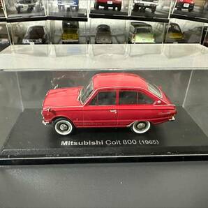 アシェット国産名車コレクション achette 1/43  mitsubishi colt 800 1965 ☆75の画像1