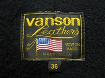 米国製 vanson バンソン 36 カーコート J ターコイズ エメラルド 別注色 ブルーグリーン系 青緑 アメリカ製 USA ヴァンソン_画像4