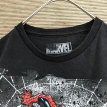 マーベル　半袖Tシャツ　スパイダーマン　ウルバリン　アメコミ　キャラクター16 古着　入手困難　激レア　希少 人気　アメリカンコミック_画像2