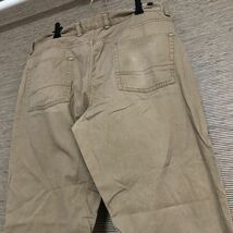 チャプス ボトムス　パンツ　ベージュ　カラーデニム　無地　ストレッチ19　古着　入手困難　激レア　希少　chaps アースカラー　シンプル_画像2