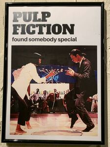 PULP FICTION パルプフィクション タランティーノA4 ポスター 額付き 送料込み ②