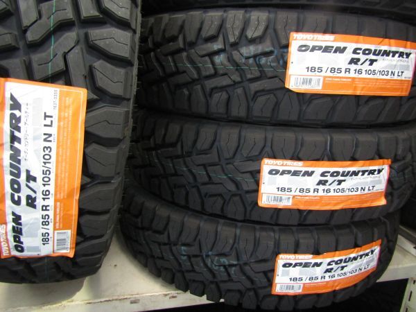 送料込み☆トーヨーオープンカントリーR/T☆185/85R16☆4本☆ジムニー