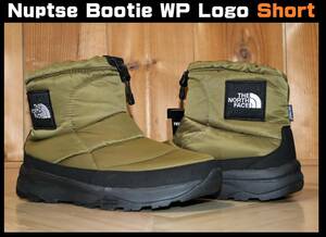 即決 【未使用】 THE NORTH FACE ★ Nuptse Bootie WP Logo Short (US10/28cm) ★ ノースフェイス ヌプシ ブーツ ロゴ NF52076 ブラック