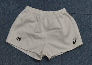 asics.... university rugby part official war shorts L