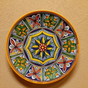 デルータ DERUTA 飾り皿 壁掛け 約26cm×3.4cm 