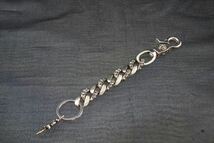 ◆ CHROME HEARTS / クロムハーツ 【 CLIP CHAIN FANCY 】ロングファンシーリンク クリップ キーリング インボイス現本付 136689_画像3