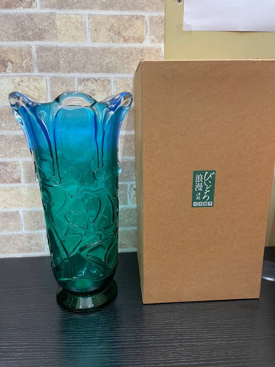 ヤフオク! -津軽びいどろ 花瓶の中古品・新品・未使用品一覧