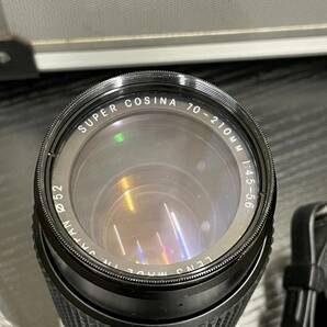 Nikon ニコン Nikomat FT2 ブラックボディ フィルム一眼レフ NIKKOR 50mm 1:1.4 Canon レンズ 70-210mm 1:4.5-5.6 ハードケース付きの画像9