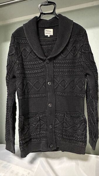 The DUFFER of ST.GEORGE ショールカラーカーディガン サイズM チャコールグレー