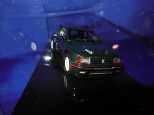 1/43　IXO　プジョー　PEUGEOT　205　T16　CUSTOM　1987年　ハイクオリティ　GREEN