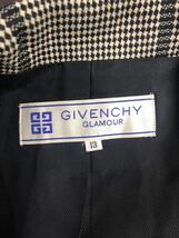 美品　Vintage GIVENCHY ジバンシイ　レディース　チェック柄　ダブル　スカートスーツ　セットアップ　上下　13表記_画像4