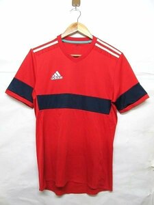 adidas アディダス プラクティス シャツ 半袖T 赤 M b16454