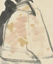 【真作】◆山口蓼州◆京舞妓之図◆美人画◆狂言師◆日本画家◆京都◆肉筆◆紙本◆掛軸◆r818_画像6