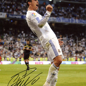 クリスティアーノ・ロナウド レアルマドリード 直筆サインフォト/写真 ワールドカップ サッカー Cristiano Ronaldoの画像1