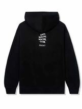 FRAGMENT X ANTI SOCIAL SOCIAL CLUB Hoodie フラグメントX アンチソーシャルソーシャルクラブ フーディー 黒 M 新品 未使用 正規品 送料込_画像2