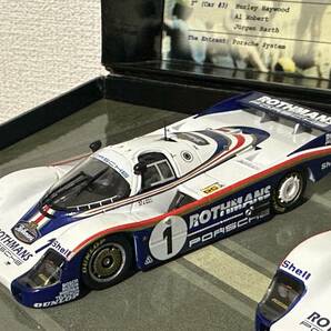 ミニチャンプス 1/43 ポルシェ 956L wins 1982 24h ルマン 1-2-3 新品未展示品の画像4