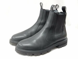 42/ prompt decision [ box * sack ] Celine /CELINE Margaret Chelsea boots men's black side core 21AW