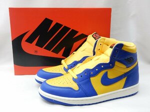 W27.0cm【未使用黒タグ付】NIKE AIR JORDAN 1 RETRO HIGH OG リバースレイニー FD2596-700 MENS 26～26.5cm SNKRS購入