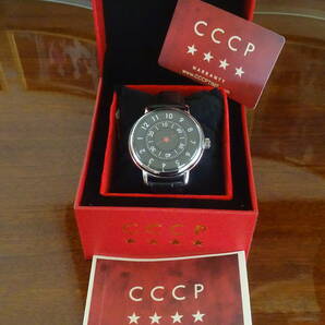 新品 CCCP Made in Russia アレクサンドロフ オートマチック バックスケルトン ブラックダイアル ブラックレザーベルト 定価59,400円の画像10