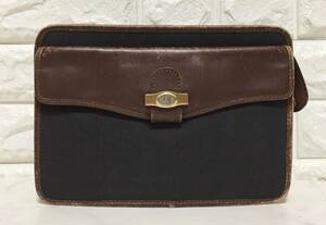 no12460 Dunhill Dunhill Italy made original leather PVC clutch bag second bag pouch 