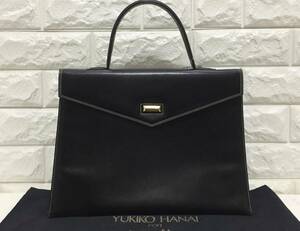 no12793 YUKIKO HANAI ユキコハナイ 本革 レザー フォーマル ハンド バッグ ビジネスバッグ