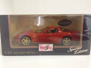 Chevrolet Corvette Chevrolet 5 generation Corvette C5 CY25E V8 5.7L 1997 year ~2004 year 1/24 approximately 19cm Maisto die-cast minicar new goods 