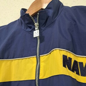 1点物 激レア U.S NAVY ネイビー ミリタリー 米軍 実物 IPFU 海軍 ナイロン ジャケット 刺繍 メンズ アウター 戦闘服 アメリカ 軍の画像10