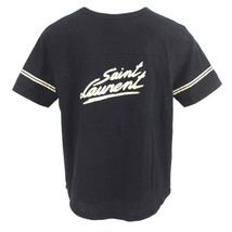 $$ SAINT LAURENT Tシャツ Mサイズ(日本Lサイズ相当) ダメージ加工 JP53 2020 00113 やや傷や汚れあり_画像2